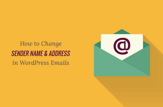 How to modify senior make and address in outgoing WordPress email.