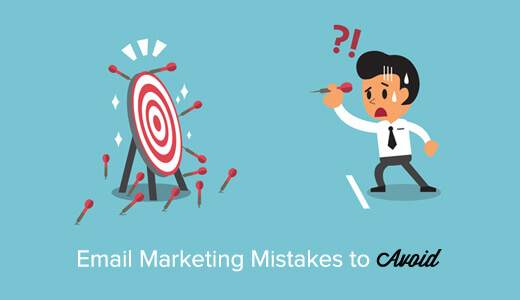 Email marketing mistakes to avoid.