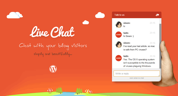 Live chat for wordpress.