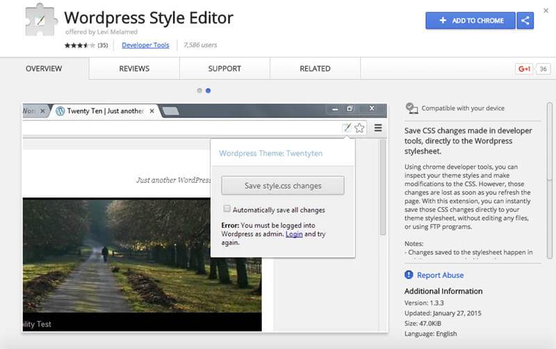 WordPress-Style-Editor