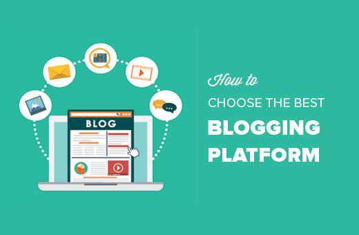 How to choose the best blogging platform.