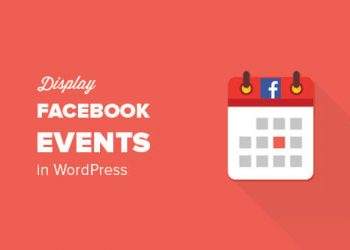 Display facebook events in wordpress.