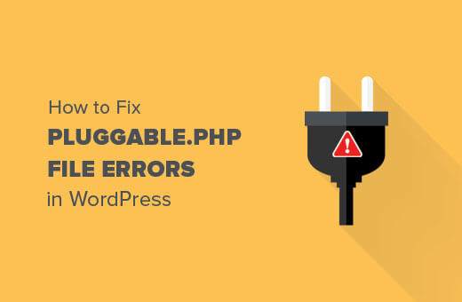 How to fix plugable php file errors in wordpress.