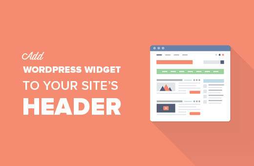 Add wordpress widget to your site's header.